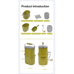 Boatman Boilie Crusher Jauko Smulkintuvas SU KIBIRU malūnas MINI