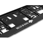 License plate holder 3D Delphin ANGLER ON BOARD / 2 pcs