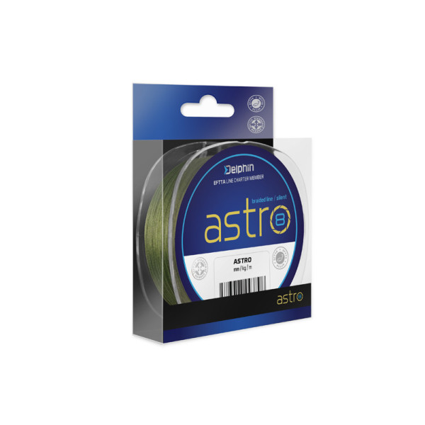 Delphin ASTRO 8 green 0,15mm 9,5kg 130m