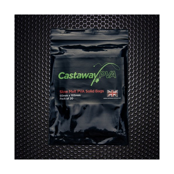 Tirpstantys Maišeliai CASTAWAY PVA Slow Melt Solid Bags 20 pcs