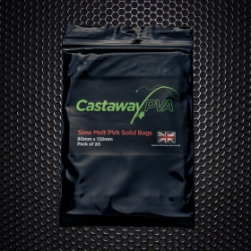 Tirpstantys Maišeliai CASTAWAY PVA Slow Melt Solid Bags 20 pcs