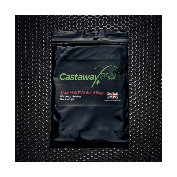 Tirpstantys Maišeliai CASTAWAY PVA Slow Melt Solid Bags 20 pcs