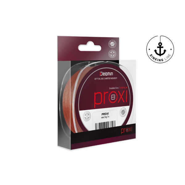 Delphin PROXI 8 brown 0,08mm 4,8kg 130m