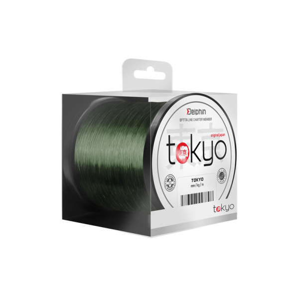 Monofilament Delphin TOKYO / green 0,369mm 10,0kg 600m