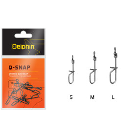 Spinning quicksnap Delphin Q-SNAP / 10pcs / 0,7mm M