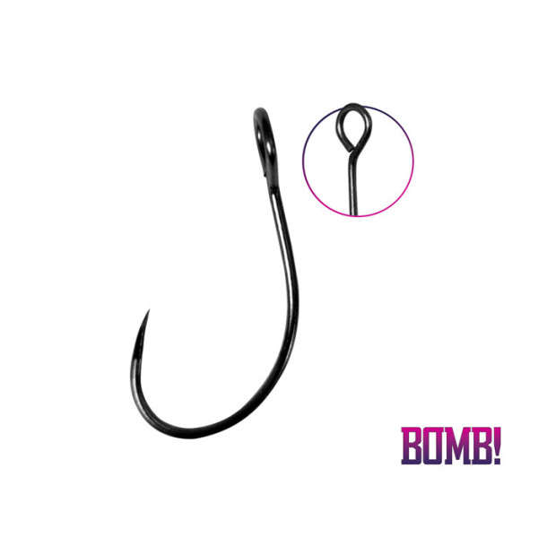 Single hook BOMB! HardLURE barbless / 10pcs 10