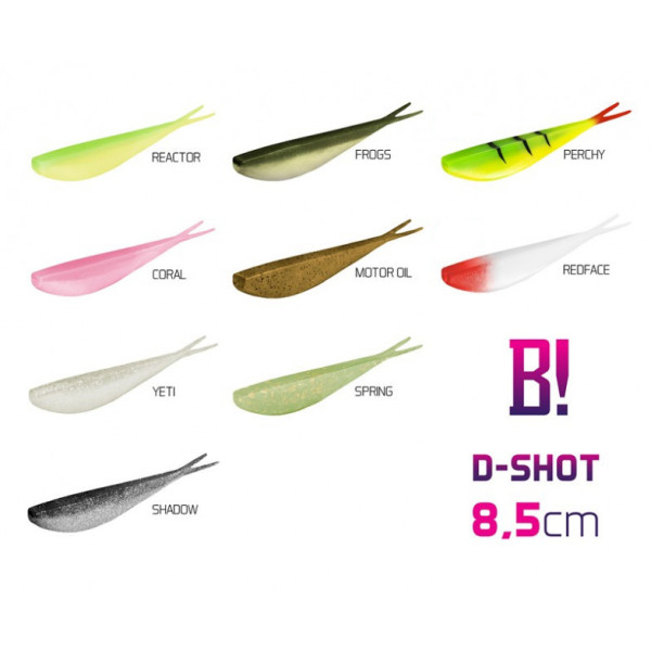 Lure BOMB! D-SHOT / 5pcs 8,5cm/Coral