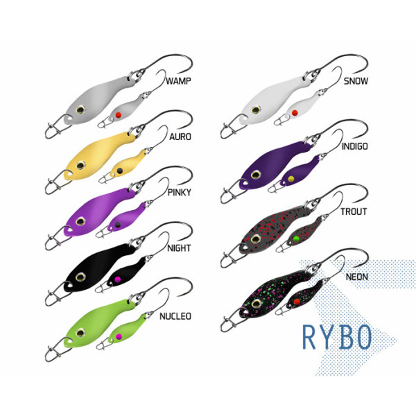 Spoon Delphin RYBO 0.5g WAMP Hook 8 Sn