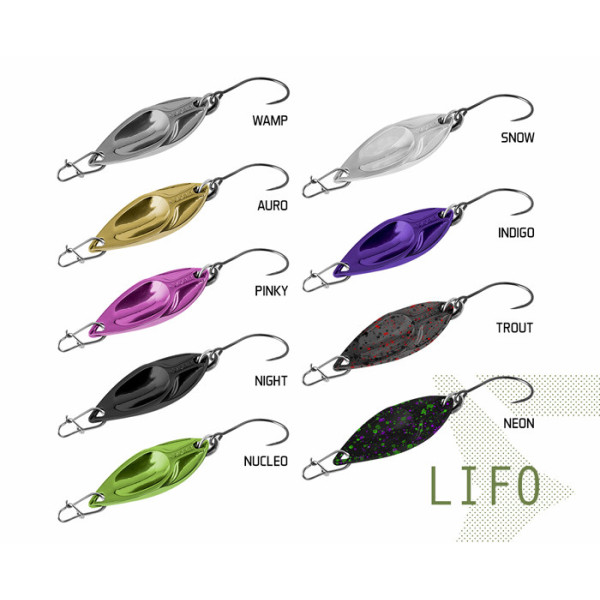 Spoon Delphin LIFO 2.5g AURO Hook 8 Sn