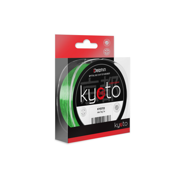 Monofilament Delphin KYOTO / fluo green 0,181mm 3,0kg 200m