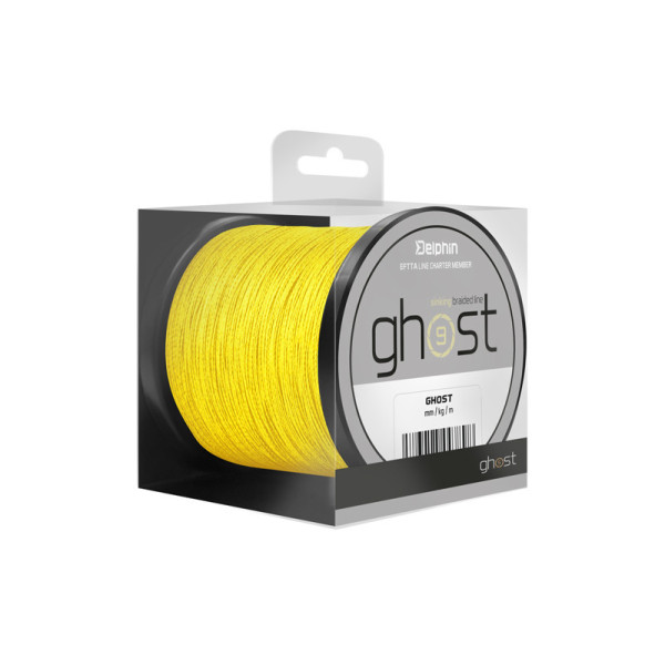 Delphin GHOST 8+1 / yellow 0,18mm 9,1kg 200m