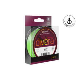 Delphin DIVERA Feeder / fluo green 0,08mm 3,6kg 150m