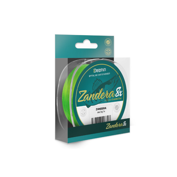Delphin ZANDERA 8 / fluo green 0,16mm 10,9kg 150m