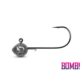 Jig head with bait holder Delphin BOMB! / 5pcs 25g-8/0