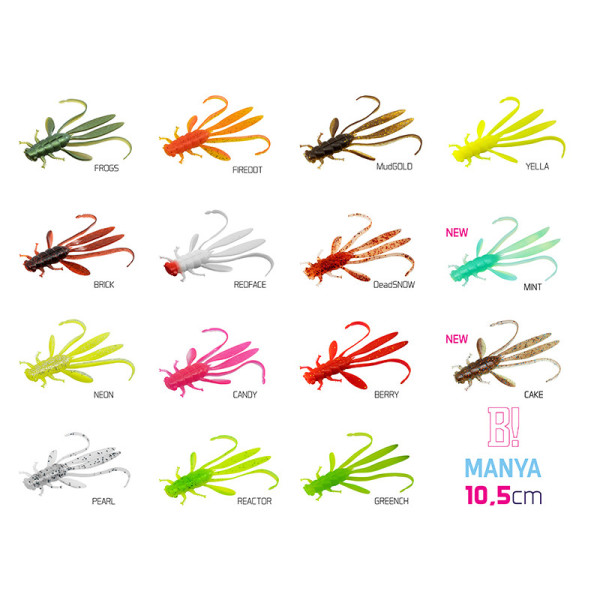 Nymph Delphin MANYA UVs / 5pcs 10.5cm/CANDY