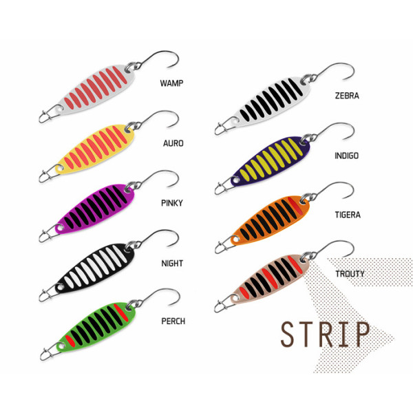 Spoon Delphin STRIP 7,5g TROUTY hook 10