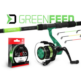 Feeder set Delphin GreenFEED 330cm/100g + 3T + 0,261mm
