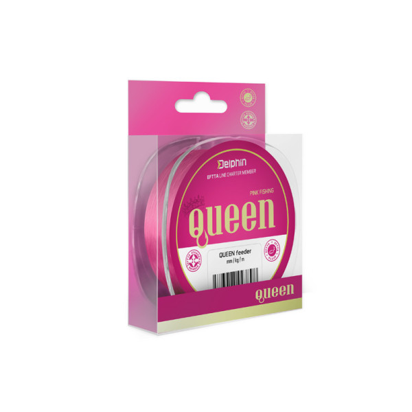 Delphin QUEEN Feeder / pink 0,18mm 2,7kg 300m