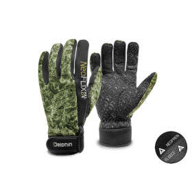 Neoprene fleece gloves Delphin NeoFLIX XL