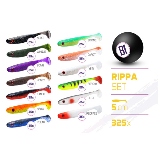 Set of lures BOMB Rippa 5 cm / 325 pcs 5cm