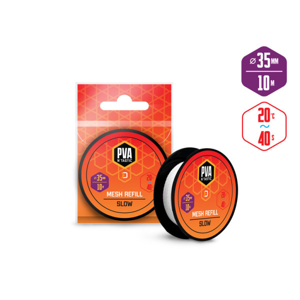 Delphin PVA n’tastic spare mesh / 10 m - 35mm 35mm (wide) / slow melting