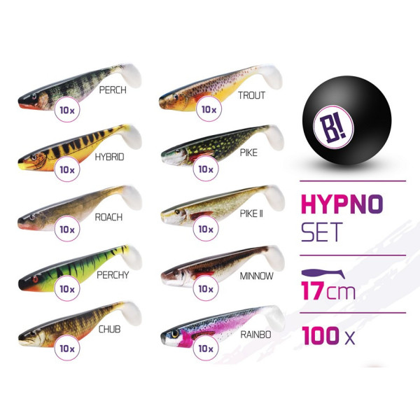 Set of lures BOMB Hypno 17cm / 100pcs 17cm