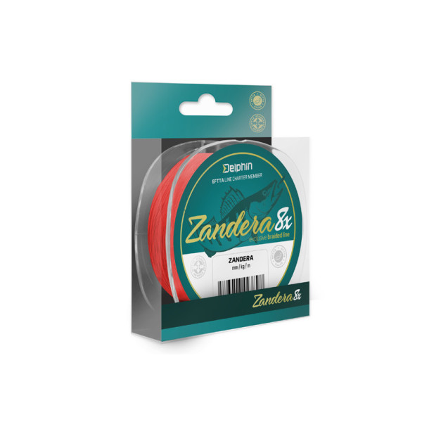 Delphin ZANDERA 8 / red 0,16mm 10,9kg 150m