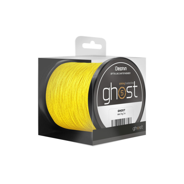 Delphin GHOST 4+1/ yellow 0,16mm 8,2kg 300m
