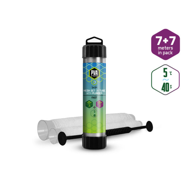 Mesh Delphin PVA n’tastic SET 2in1 / 7m+7m 25mm + 35mm / quick water-soluble