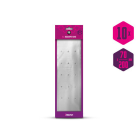 Square bag with holes, tightening Delphin PVA n'tastic / 10pcs 200x70mm