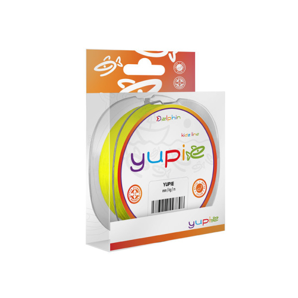 Delphin YUPIE / fluo yellow 0,25mm 5,5kg 300m