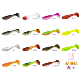 Lure Delphin KARMA UVs / 5pcs 8cm/MudGOLD