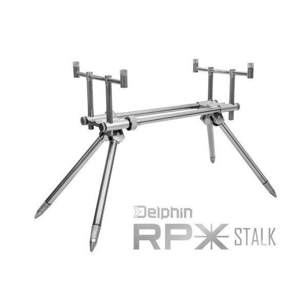 Buzz bar for 3 rods Delphin RPX/TPX Silver 40 cm
