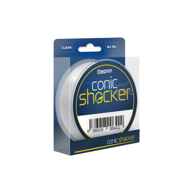 Tapered leader Delphin Conic SHOCKER / 6x13m 0.30mm-0.50mm