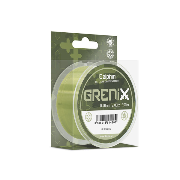 Delphin GRENIX / green 0,203mm 3,00kg 250m