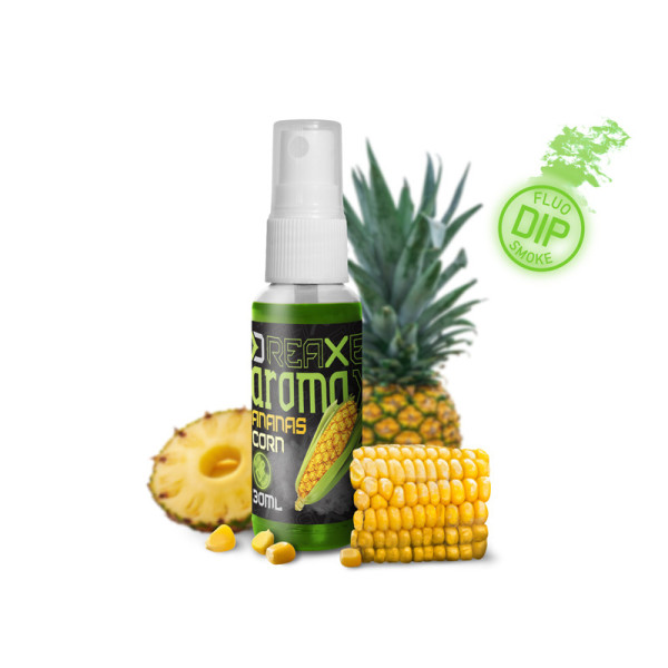 Dip spray Delphin AromaX/30ml Corn-Pineapple/fluo green