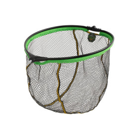 Floating landing net head Delphin REAXE FloateR FoldROUND 80x70cm