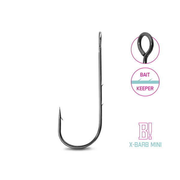 Cheburashka hook Delphin B! X-BARB MINI / 8pcs 4