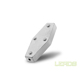 Delphin LEADS Hexagon with a slot / 5pcs 40,0g