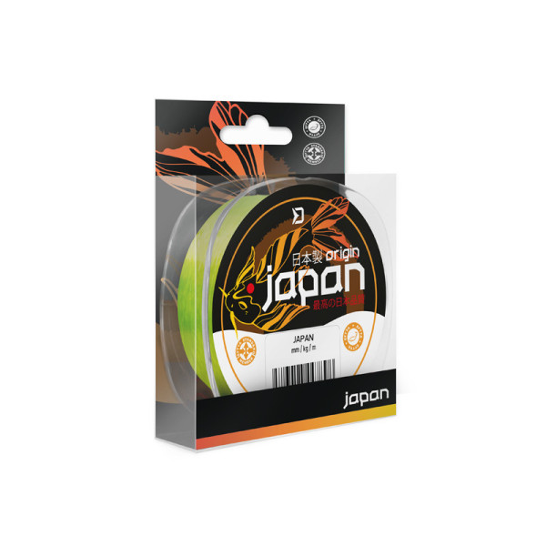 Monofilament Delphin JAPAN Origin / Fluo yellow 0,181mm 2,91kg 350m
