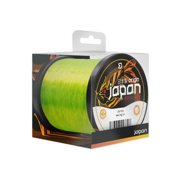 Monofilament Delphin JAPAN Origin / Fluo yellow 0,309mm 7,20kg 300m