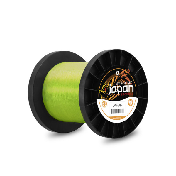 Monofilament Delphin JAPAN Origin / Fluo yellow 0,261mm 5,37kg 7200m