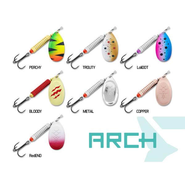 Delphin ARCH Spinner 4g/size.1/PERCHY