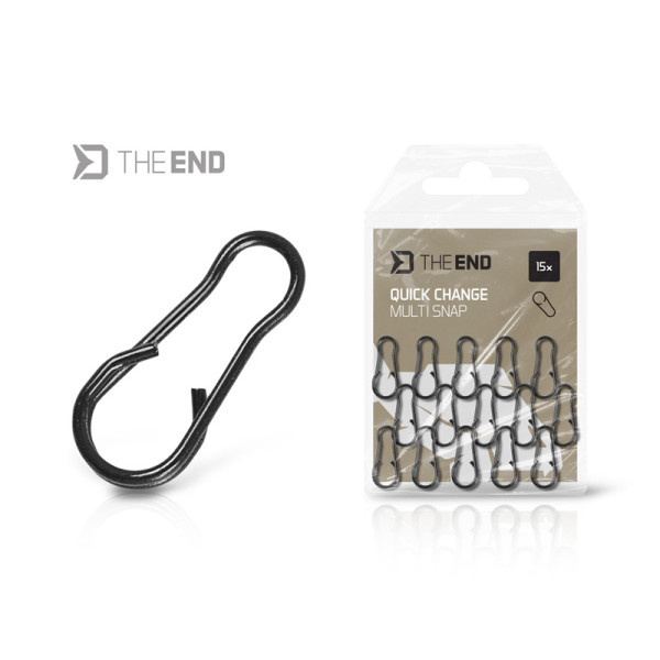 Quick swap clip Delphin TheEND Multi Snap / 15 pcs