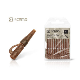 Lead clip Delphin sCAMO PinC WOODZ 10 pcs