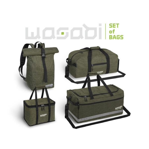 WASABI SET tašiek CarryMID + CarryBIG + Coolbag + Rucksack