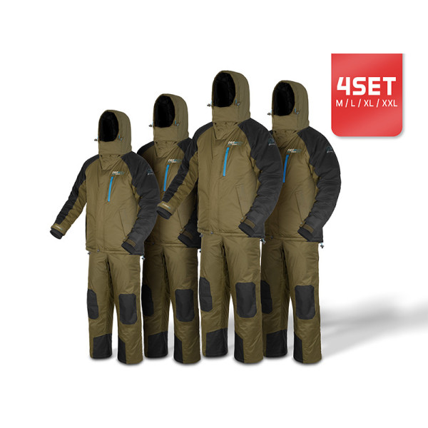 Bundle of 4 sets Delphin CruisAIR WINTER 5T jacket+trousers - M,L,XL,XXL