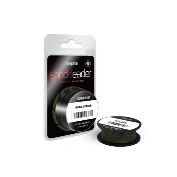Delphin Shock Leader green 0,24mm 35lbs 20m