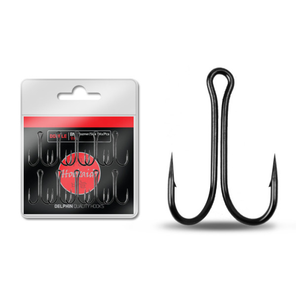 Hooks Delphin Double / 8pcs BN/2