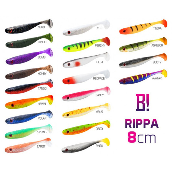Lure BOMB! Rippa / 5 pcs 8cm/HONEY